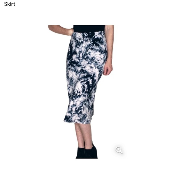 Sanctuary Dresses & Skirts - Sanctuary Womens Black & White Tie Die High Rise Mini Skirt Size Medium